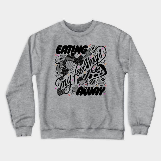 Eating Away Crewneck Sweatshirt by MelCerri